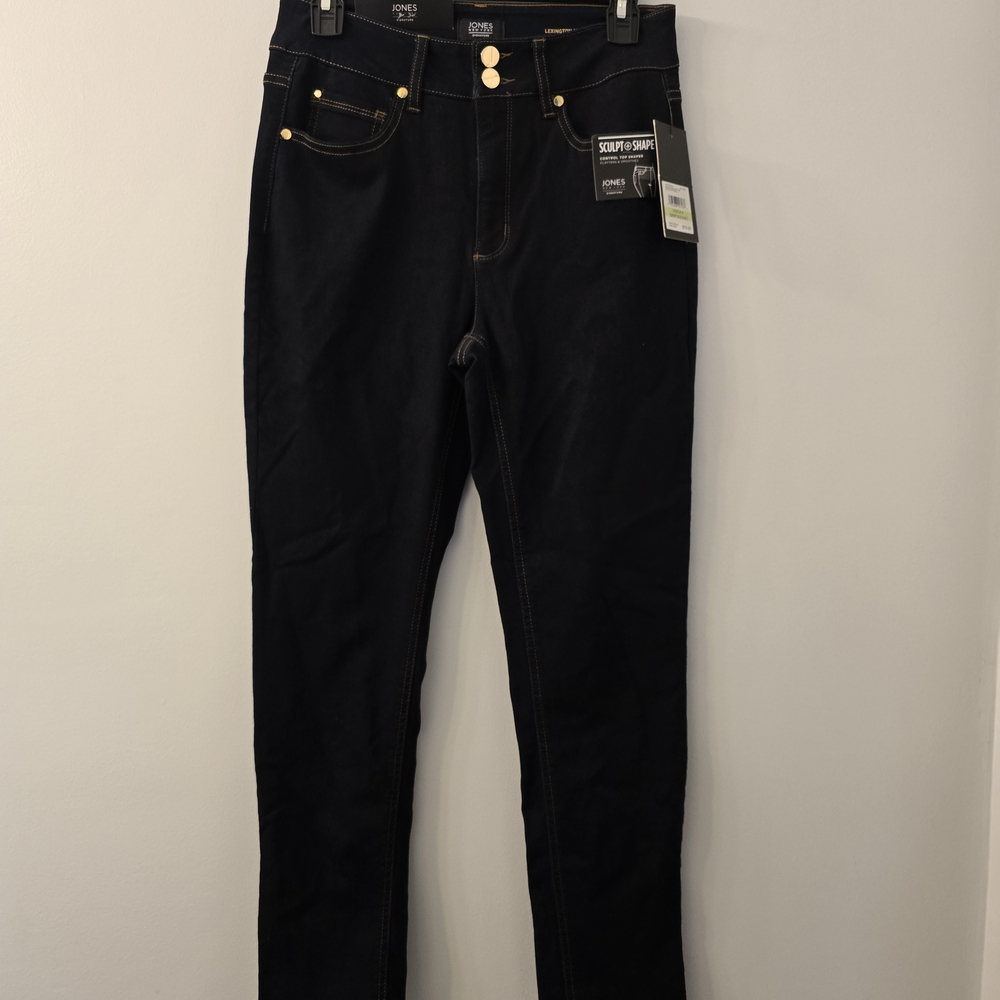 NWT Jones NY Signature Lexington High Rise Slim Ankle Ladies Jeans - Size 4